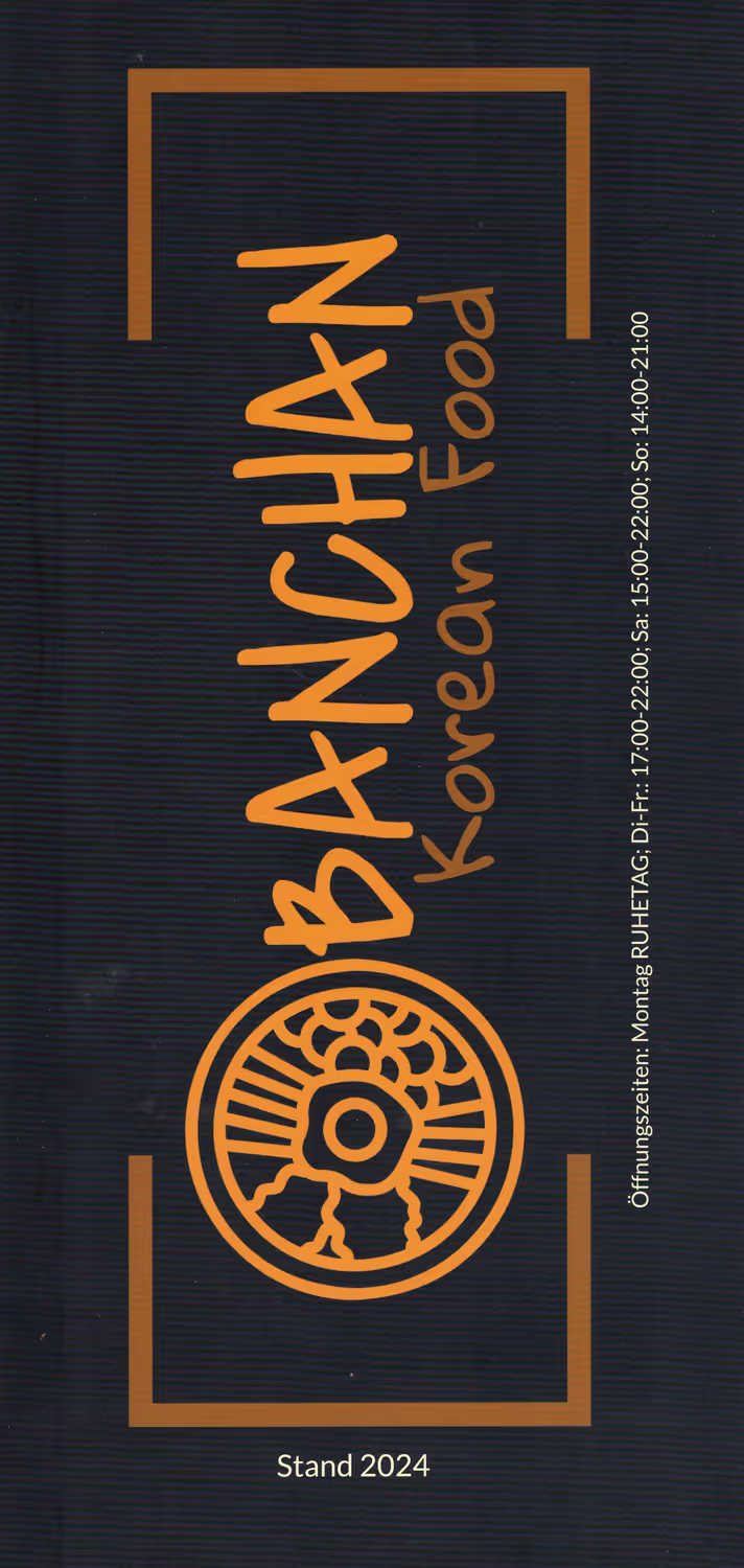 Banchan GmbH menu