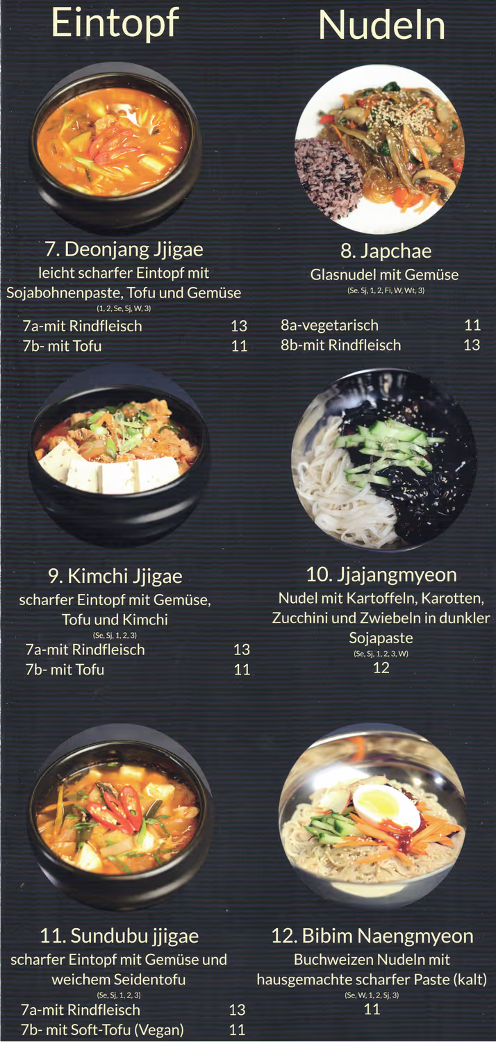 Banchan GmbH menu