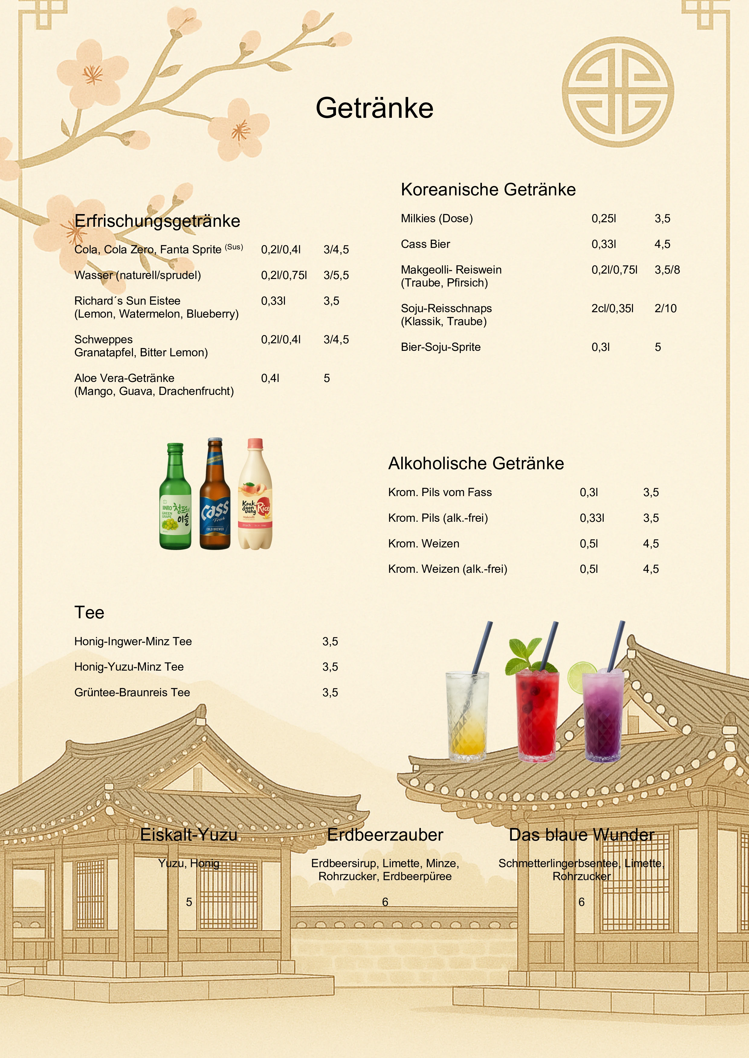 Banchan GmbH menu